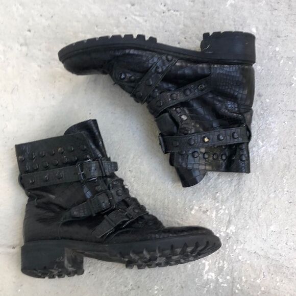 Schutz Suleni croc boots - Picture 1 of 7